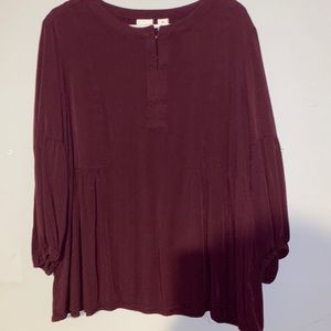 Dressy Plum Blouse